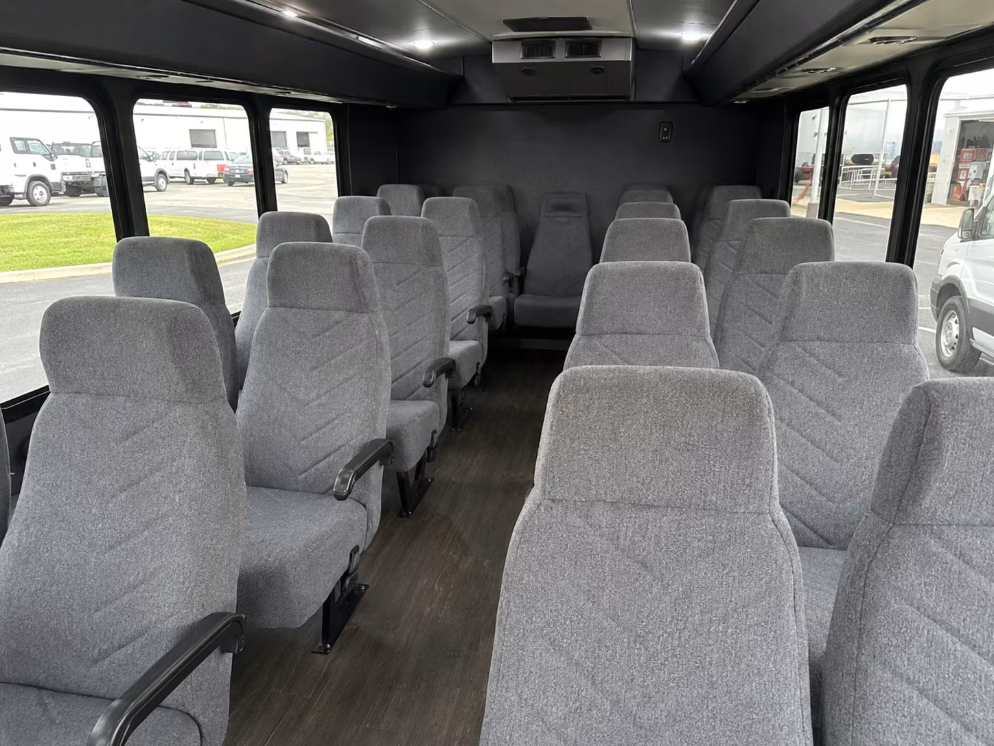 15 passenger minibus interior