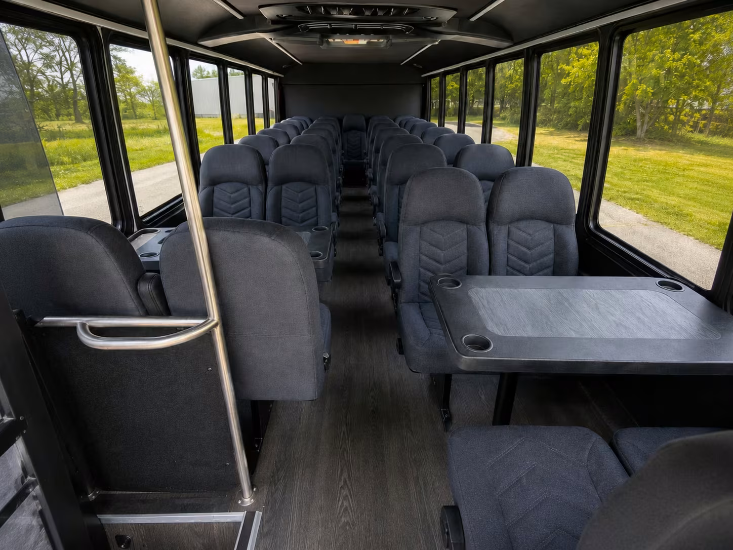 18 passenger minibus interior