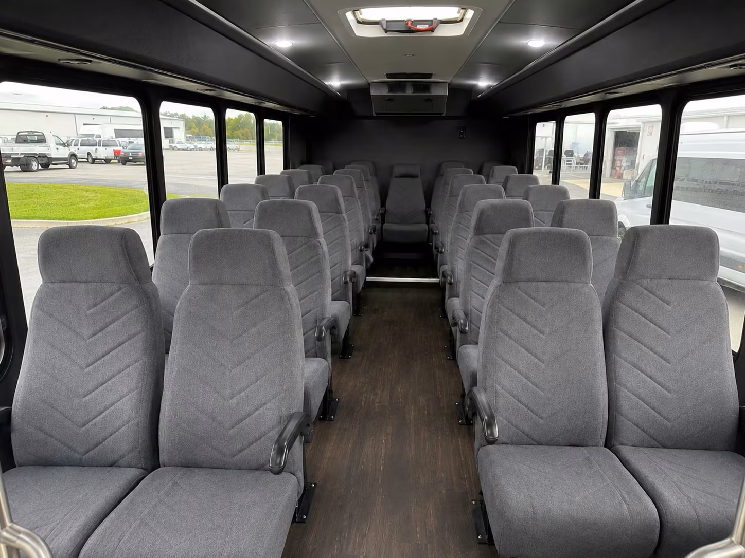 20 passenger minibus inside