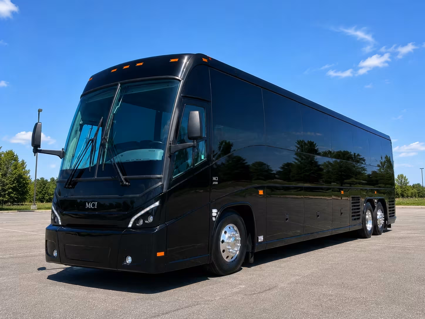 56 passenger charter bus rentals for large pasco concert groups