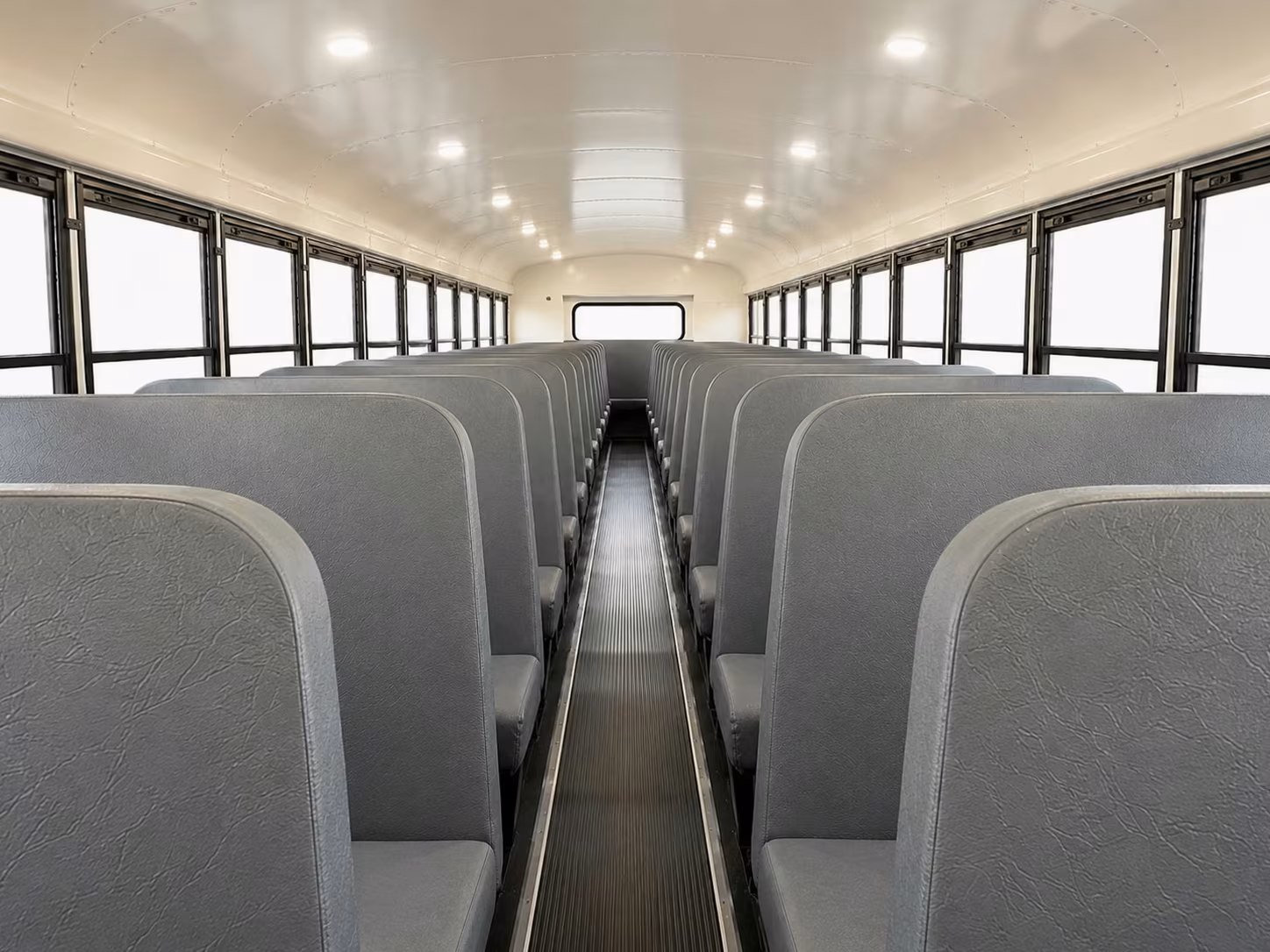 school bus inside