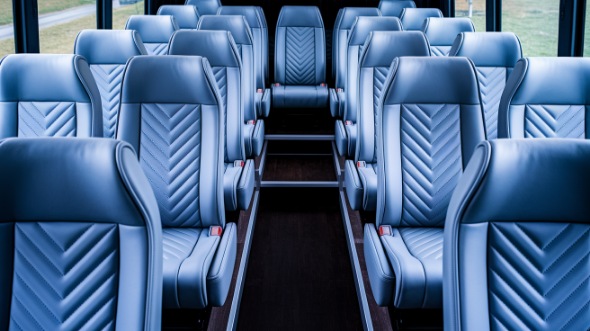 pasco 18 passenger minibus interior
