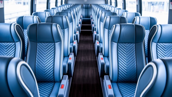 pasco 50 passenger charter bus interior