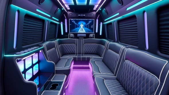 pasco party bus rental interior